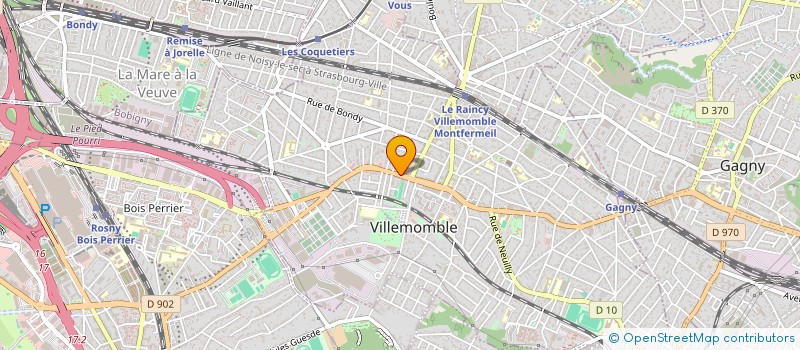 localisation de l'entreprise MONSIEUR WISDOM KLUTSE  VILLEMOMBLE