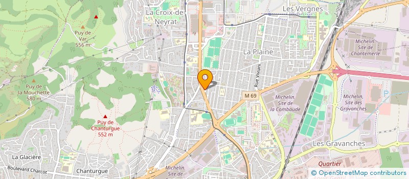 localisation de l'entreprise MONSIEUR WISEM HAJJAMI  CLERMONT-FERRAND