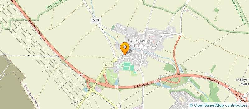 localisation de l'entreprise MONSIEUR WISGEMBER JEAN-BAPTISTE  FONTENAY-EN-PARISIS