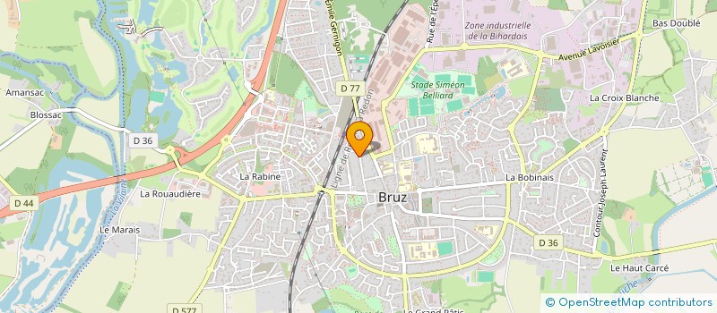 localisation de l'entreprise MONSIEUR WISLAIN MPEMBELE YUNGA  BRUZ