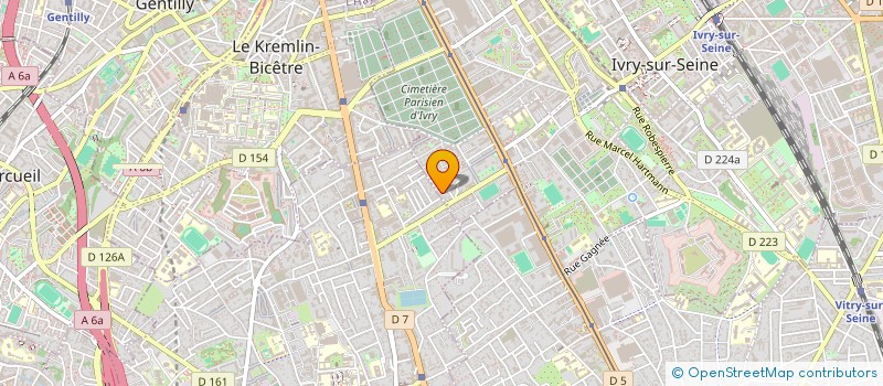 localisation de l'entreprise MONSIEUR WISLER CESAR  IVRY-SUR-SEINE