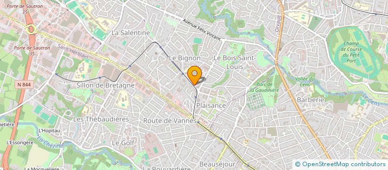 localisation de l'entreprise MONSIEUR WISLY JEAN THOMAS DUPLAN à ORVAULT