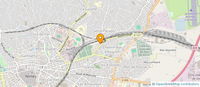 localisation de l'entreprise MONSIEUR WISNEL MILIEN  NIMES