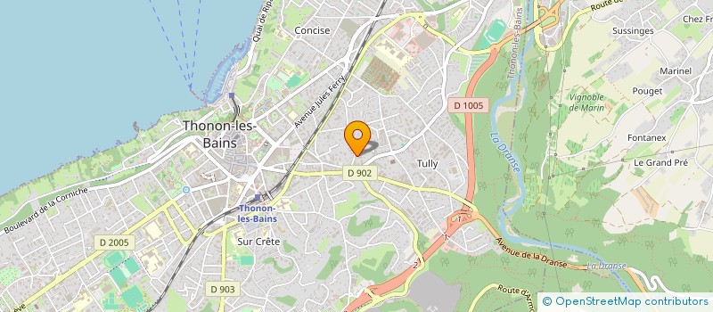 localisation de l'entreprise MONSIEUR WISSAM ABBAS à THONON-LES-BAINS