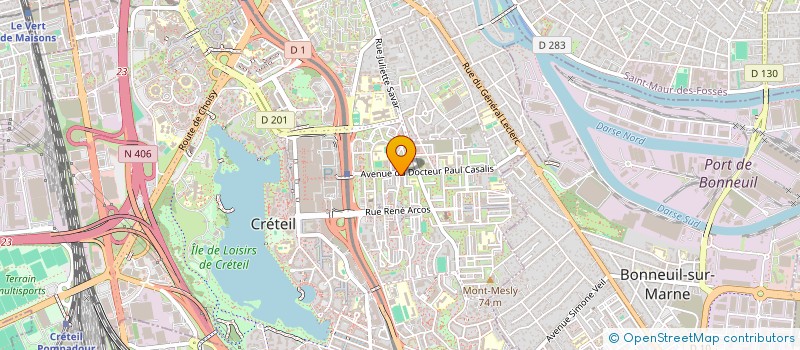 localisation de l'entreprise MONSIEUR WISSAM BELKHADIR  CRETEIL