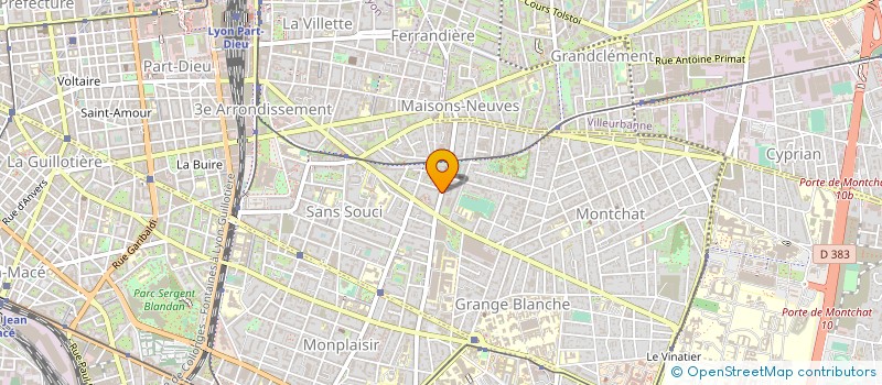 localisation de l'entreprise MONSIEUR WISSAM BERRAHIL  LYON