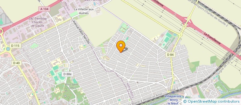 localisation de l'entreprise MONSIEUR WISSAM HOLLANDE  MITRY-MORY