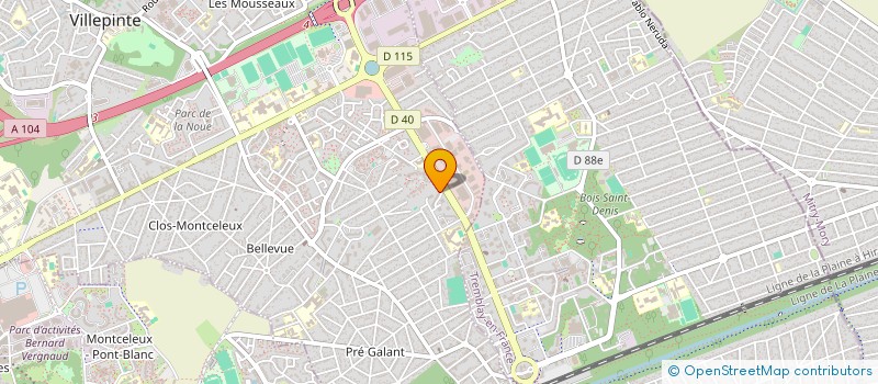 localisation de l'entreprise MONSIEUR WISSAM IFERGUAN à VILLEPINTE