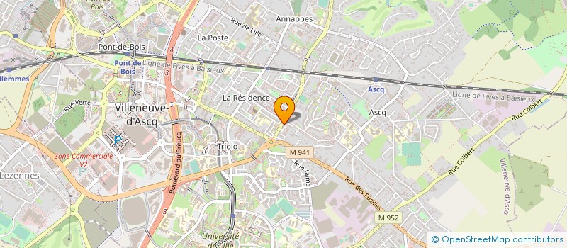 localisation de l'entreprise MONSIEUR WISSAM KHALIL à VILLENEUVE-D'ASCQ