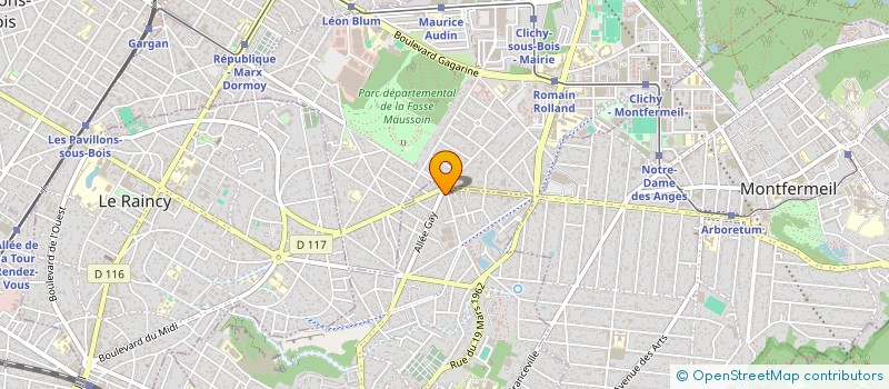 localisation de l'entreprise MONSIEUR WISSAM LATIGUI à GAGNY
