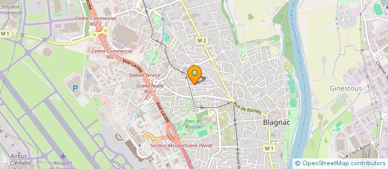 localisation de l'entreprise MONSIEUR WISSAM M'HAMDI  BLAGNAC