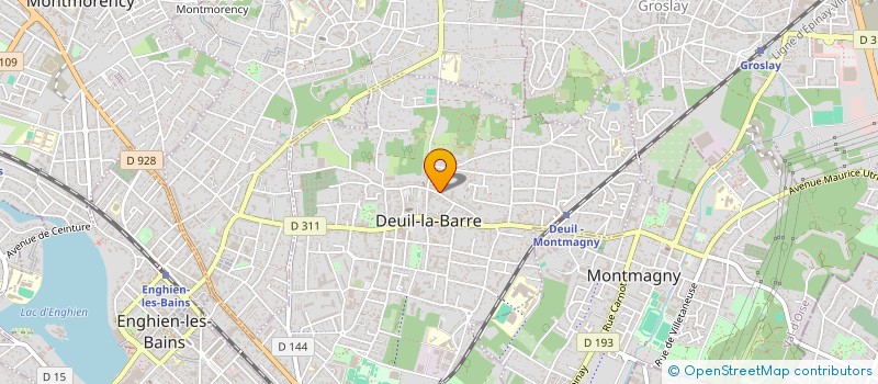 localisation de l'entreprise MONSIEUR WISSAM MAKROUM  DEUIL-LA-BARRE