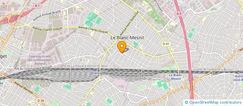 localisation de l'entreprise MONSIEUR WISSAME BAZOUCHE à LE BLANC-MESNIL