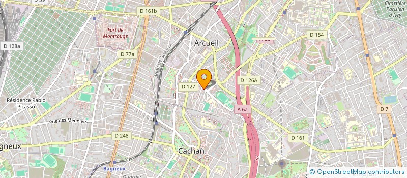 localisation de l'entreprise MONSIEUR WISSEM BASRI  ARCUEIL