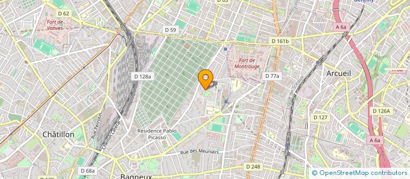 localisation de l'entreprise MONSIEUR WISSEM CHAIB à BAGNEUX