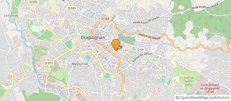 localisation de l'entreprise MONSIEUR WISSEM DHAOU  DRAGUIGNAN