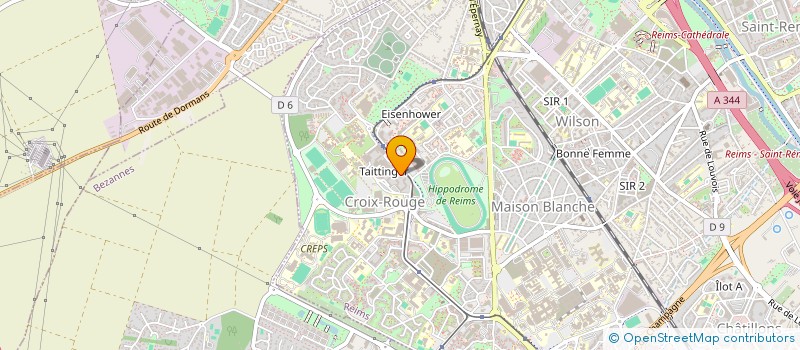 localisation de l'entreprise MONSIEUR WISSEM DJELIL  REIMS