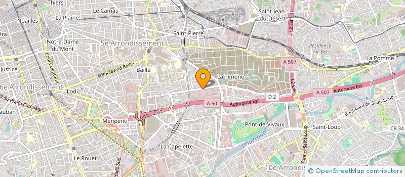 localisation de l'entreprise MONSIEUR WISSEM ELMOUFID  MARSEILLE