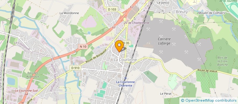 localisation de l'entreprise MONSIEUR WISSEM GHEDIR à LA COURONNE
