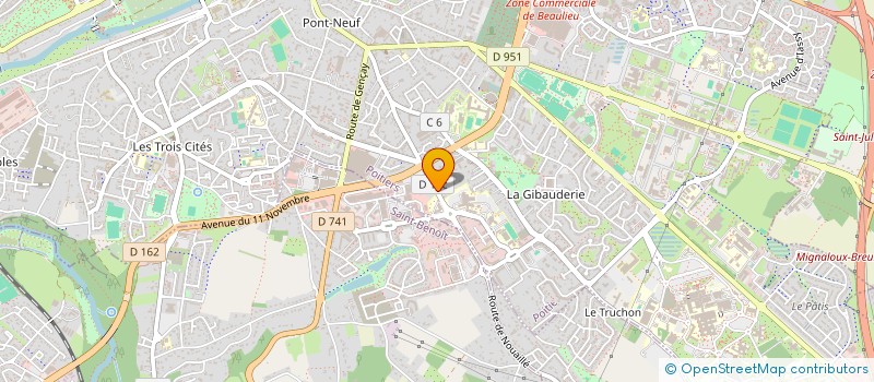 localisation de l'entreprise MONSIEUR WISSEM KACHOURI  POITIERS