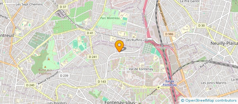 localisation de l'entreprise MONSIEUR WISSEM KOURSIAA à FONTENAY-SOUS-BOIS