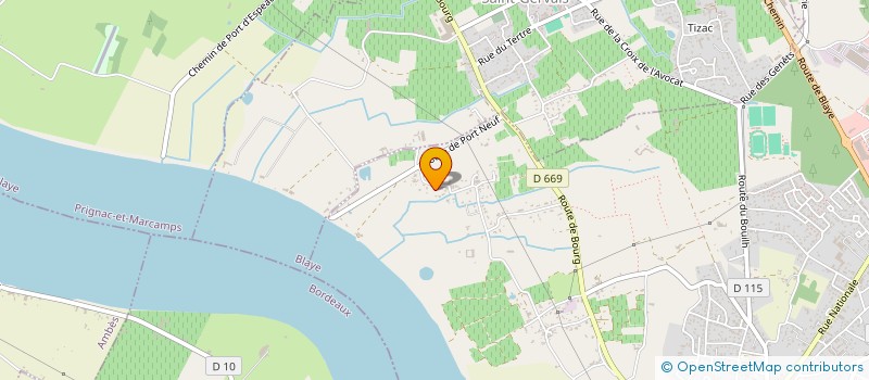 localisation de l'entreprise MONSIEUR WISSEM M HAMDI  SAINT-ANDRE-DE-CUBZAC