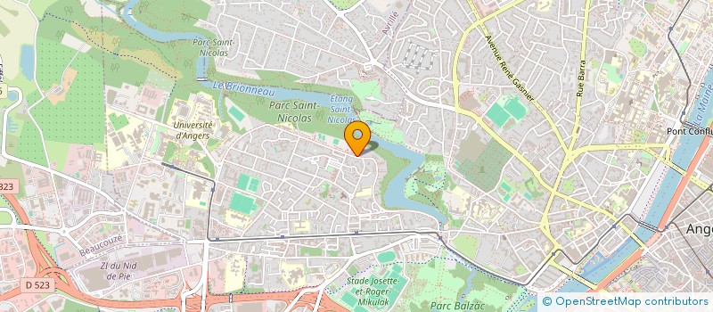 localisation de l'entreprise MONSIEUR WISSEM MANAI à ANGERS