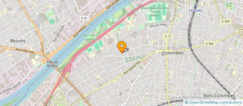 localisation de l'entreprise MONSIEUR WISSEM MOUSSAOUI à COLOMBES