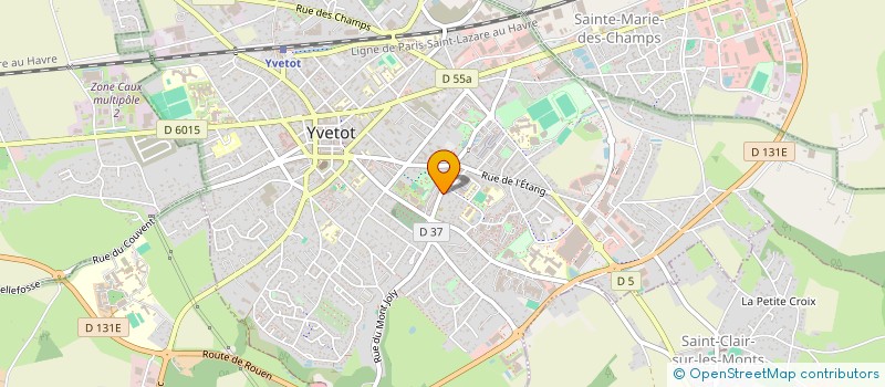 localisation de l'entreprise MONSIEUR WISSEM NABLI  YVETOT