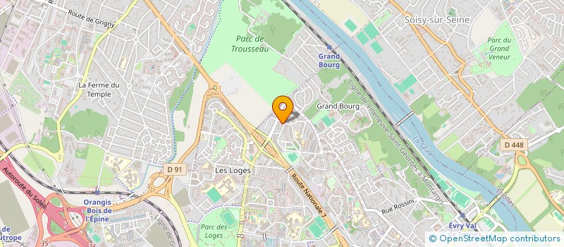 localisation de l'entreprise MONSIEUR WISSEM REZKI à EVRY-COURCOURONNES