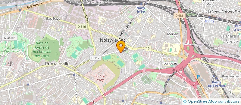 localisation de l'entreprise MONSIEUR WISSEM SAANOUN à NOISY-LE-SEC
