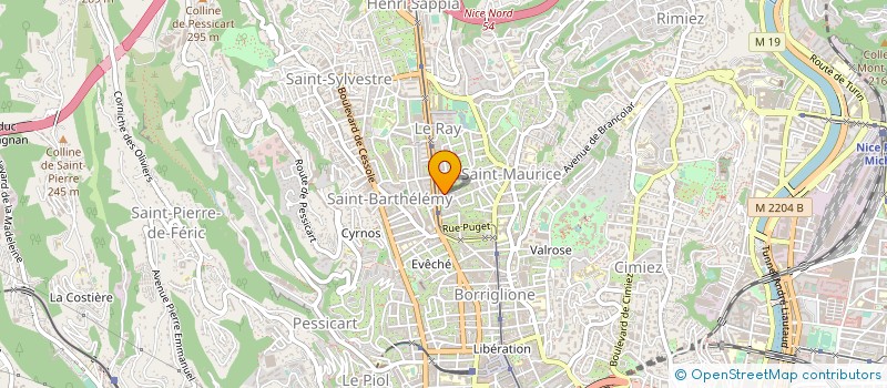 localisation de l'entreprise MONSIEUR WISSEM SAMA à NICE