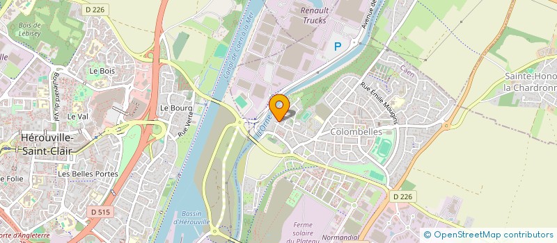 localisation de l'entreprise MONSIEUR WISSEME TANGOUR  COLOMBELLES