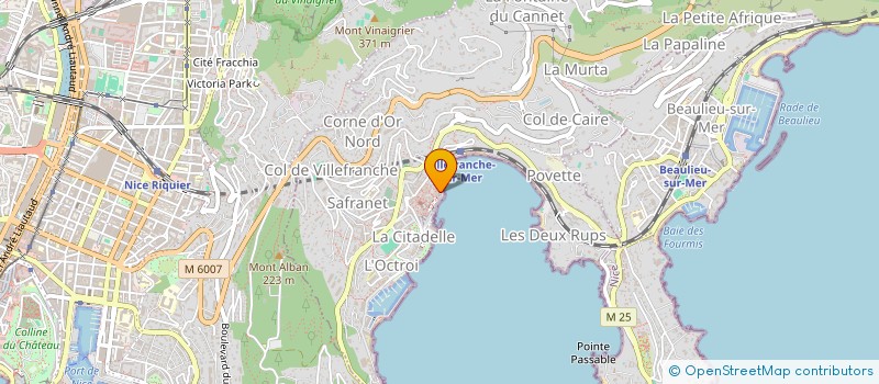localisation de l'entreprise MONSIEUR WITHFIELD ROBERTSON à VILLEFRANCHE-SUR-MER