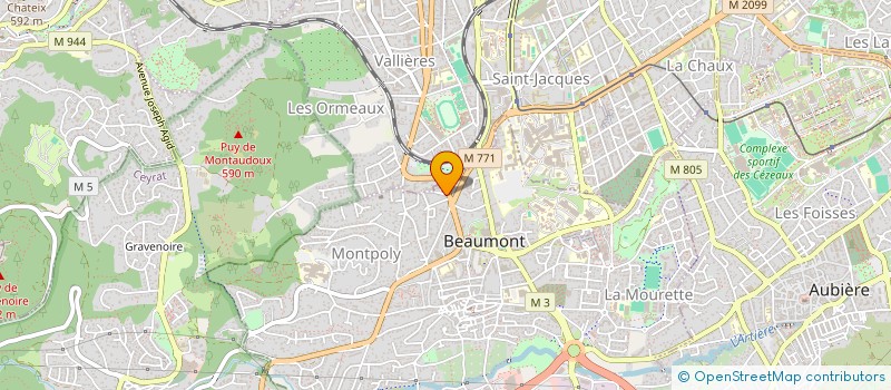 localisation de l'entreprise MONSIEUR WITNESS CARRAL  BEAUMONT