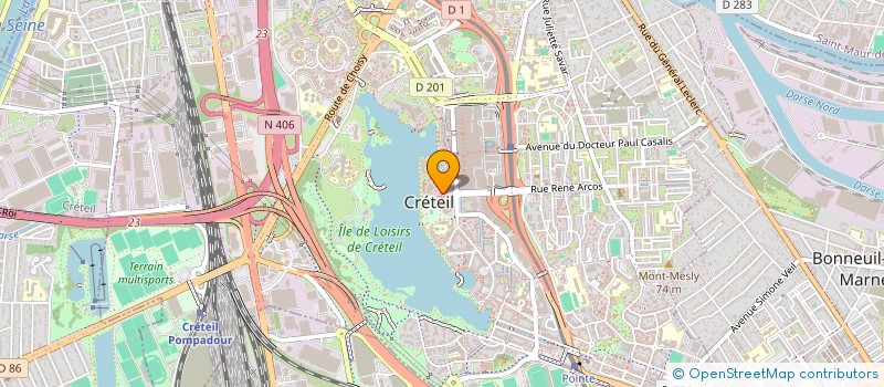 localisation de l'entreprise MONSIEUR WIYAO KAO  CRETEIL