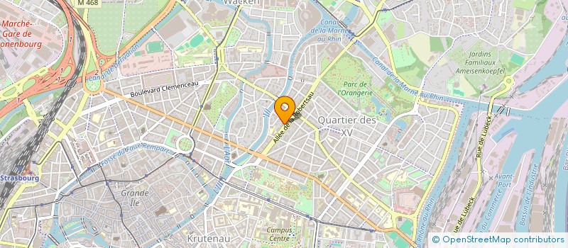 localisation de l'entreprise MONSIEUR WLADIMIR ANDREW à STRASBOURG