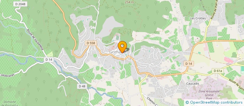 localisation de l'entreprise MONSIEUR WLADIMIR CZORNY à GRIMAUD