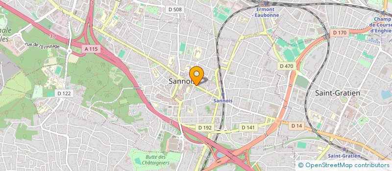 localisation de l'entreprise MONSIEUR WLADIMIR WERBA  SANNOIS