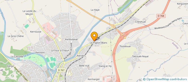 localisation de l'entreprise MONSIEUR WLADY MYK  PONTIVY