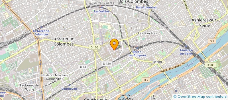 localisation de l'entreprise MONSIEUR WLODZIMIERZ ZAJAC à COURBEVOIE
