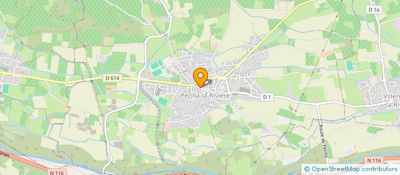 localisation de l'entreprise MONSIEUR WODON VOET à PEZILLA-LA-RIVIERE