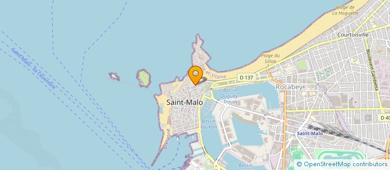 localisation de l'entreprise MONSIEUR WOICIECH KOZAK  SAINT-MALO