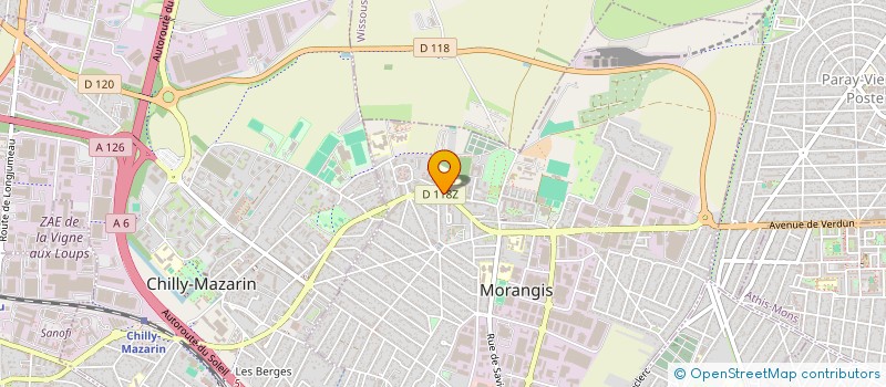 localisation de l'entreprise MONSIEUR WOIEL MOHAMED ABDEL SABBOUR KHALIFA à MORANGIS