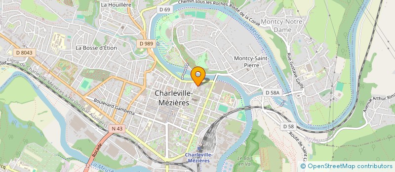 localisation de l'entreprise MONSIEUR WOINSOU AWESSOU à CHARLEVILLE-MEZIERES