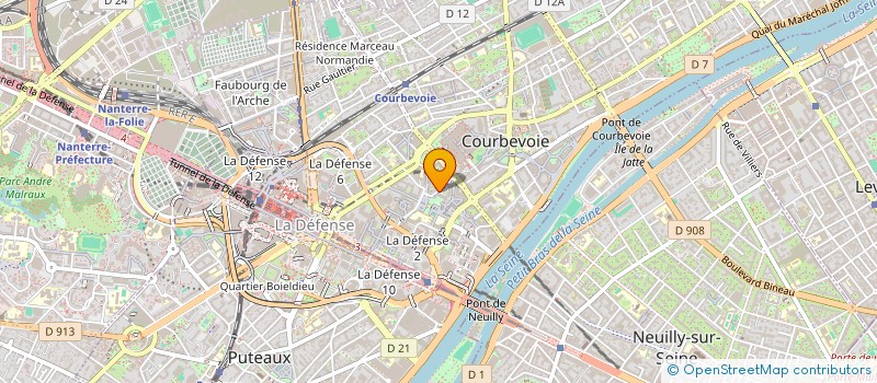 localisation de l'entreprise MONSIEUR WOJCIECH FORNAL à COURBEVOIE
