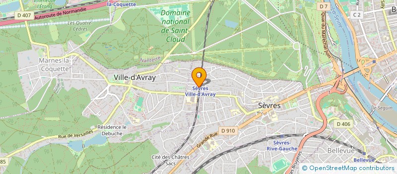 localisation de l'entreprise MONSIEUR WOJCIECH KEDZIERSKI à SEVRES