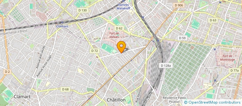 localisation de l'entreprise MONSIEUR WOJCIECH KRZYSZTOF SKWARA  CHATILLON