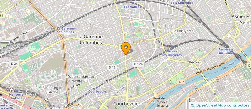 localisation de l'entreprise MONSIEUR WOJCIECH LANIEWSKI à COURBEVOIE