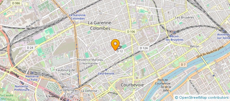 localisation de l'entreprise MONSIEUR WOJCIECH MRAZ à COURBEVOIE